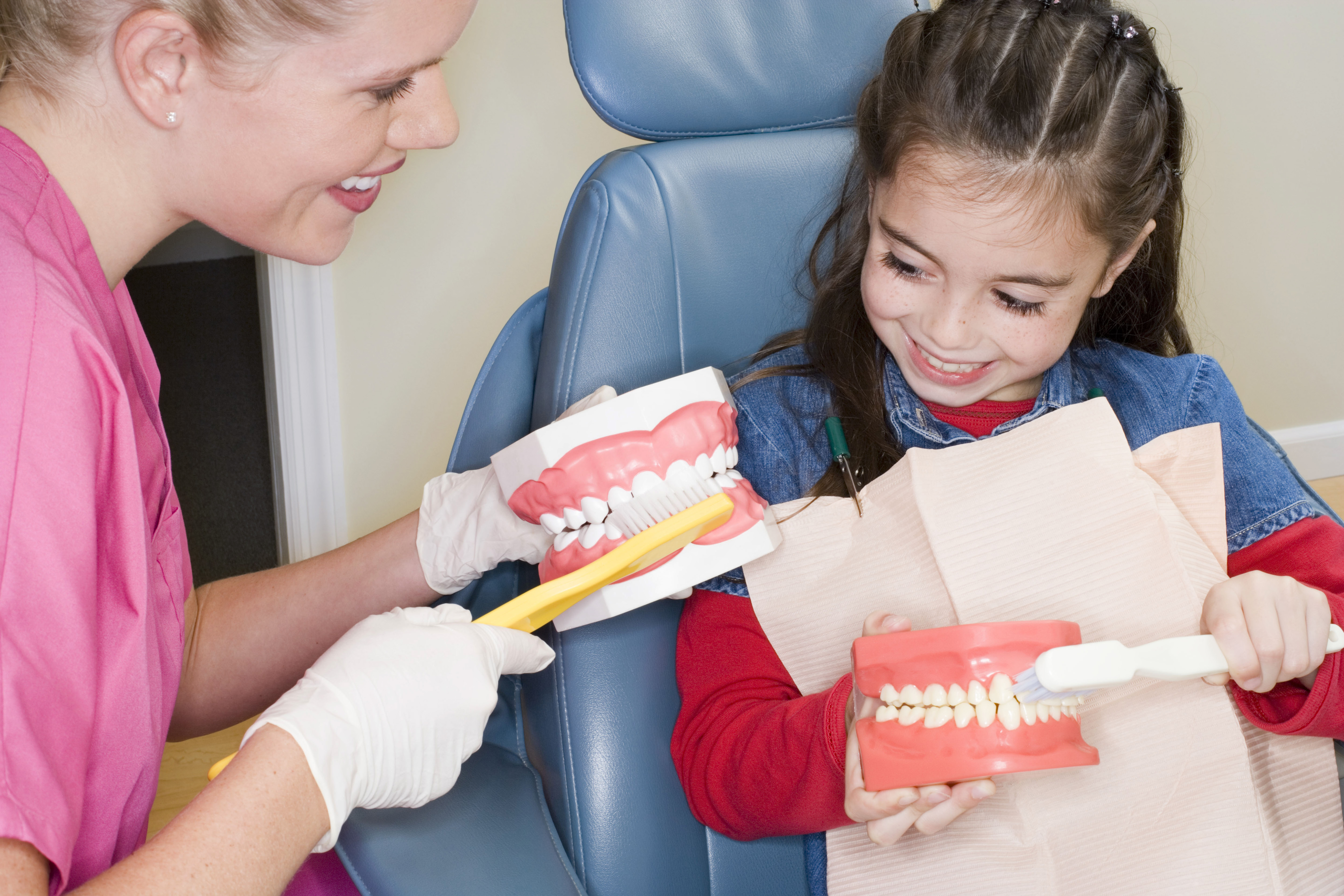 Dental hygienist gives handjob